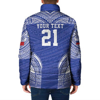 Manu Samoa Pacific Samoa Rugby Custom Padded Jacket Polynesian Pattern LT9 - Polynesian Pride