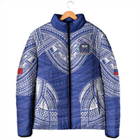 Manu Samoa Pacific Samoa Rugby Custom Padded Jacket Polynesian Pattern LT9 - Polynesian Pride
