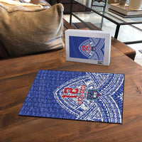 Manu Samoa Pacific Samoa Rugby Custom Puzzle Polynesian Pattern LT9 - Polynesian Pride