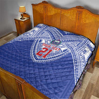 Manu Samoa Pacific Samoa Rugby Custom Quilt Polynesian Pattern