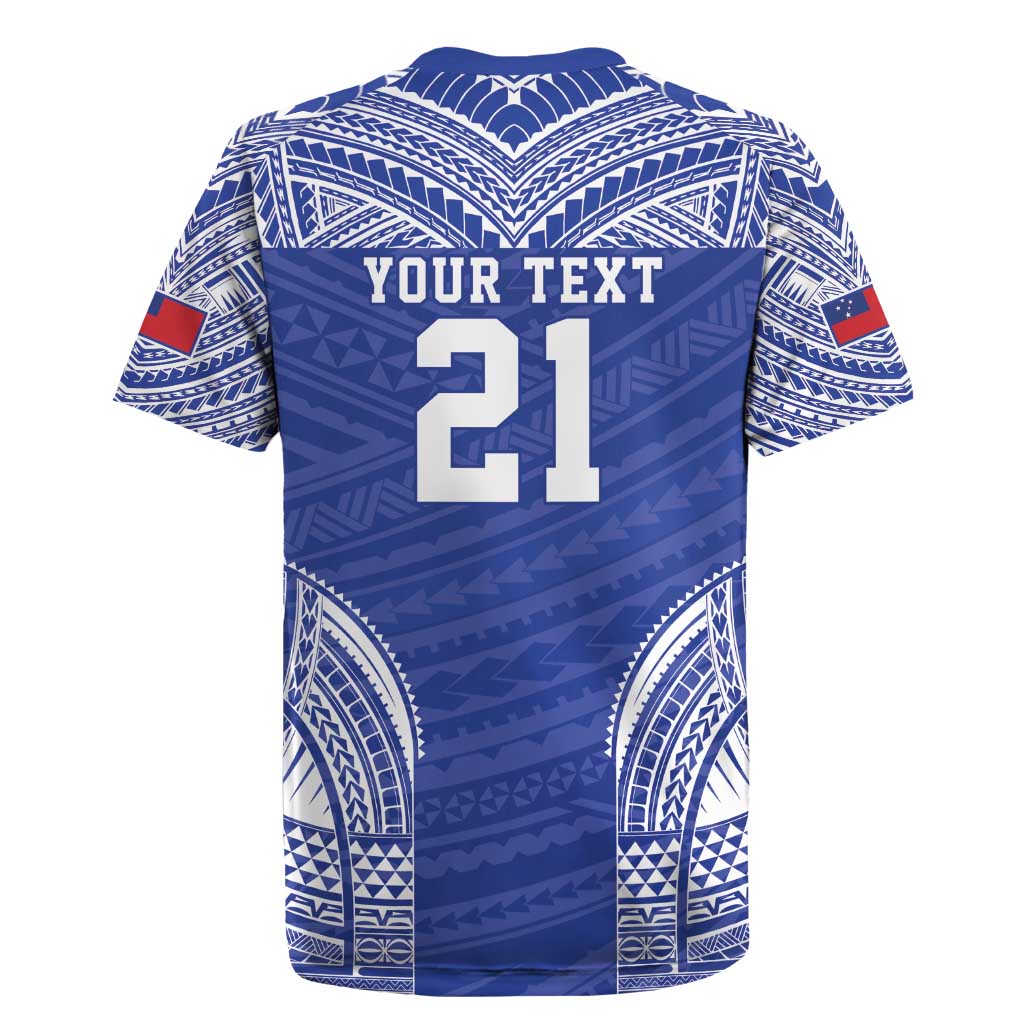 Manu Samoa Pacific Samoa Rugby Custom Rugby Jersey Polynesian Pattern LT9 - Polynesian Pride