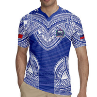 Manu Samoa Pacific Samoa Rugby Custom Rugby Jersey Polynesian Pattern LT9 - Polynesian Pride