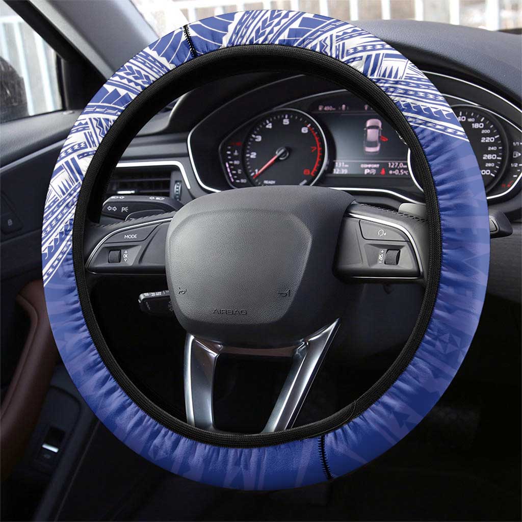 Manu Samoa Pacific Samoa Rugby Steering Wheel Cover Polynesian Pattern LT9 - Polynesian Pride