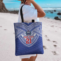 Manu Samoa Pacific Samoa Rugby Custom Tote Bag Polynesian Pattern - Polynesian Pride