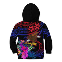 American Samoa Kid Hoodie Manu'a Cession Day Polynesian Tribal LT9 - Polynesian Pride