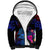 Custom American Samoa Sherpa Hoodie Manu'a Cession Day Polynesian Tribal LT9 Unisex Gradient Blue - Polynesian Pride