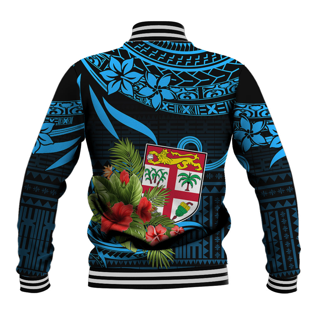Fiji Islands Baseball Jacket With Polynesian Tribal Happy National Day LT9 - Polynesian Pride