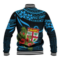 Fiji Islands Baseball Jacket With Polynesian Tribal Happy National Day LT9 - Polynesian Pride