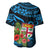 Fiji Islands Baseball Jersey With Polynesian Tribal Happy National Day LT9 - Polynesian Pride