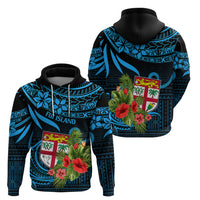 Fiji Islands Hoodie With Polynesian Tribal Happy National Day LT9 - Polynesian Pride