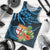 Fiji Islands Men Tank Top With Polynesian Tribal Happy National Day LT9 Blue - Polynesian Pride