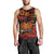 PNG Remembrance Day Men Tank Top Polynesian Tribal and Poppy LT9 - Polynesian Pride