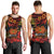 Custom PNG Remembrance Day Men Tank Top Polynesian Tribal and Poppy LT9 - Polynesian Pride