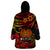 Custom PNG Remembrance Day Wearable Blanket Hoodie Polynesian Tribal and Poppy LT9 - Polynesian Pride