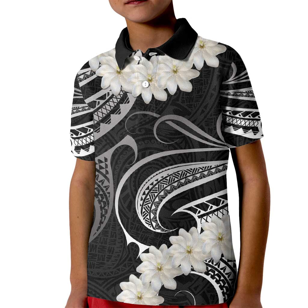 White Sunday Tokelau Gardenia Thunbergia Kid Polo Shirt Fakamalo Atu Kia Te Koutou Uma