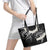 White Sunday Tokelau Gardenia Thunbergia Leather Tote Bag Fakamalo Atu Kia Te Koutou Uma