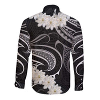 White Sunday Tokelau Gardenia Thunbergia Long Sleeve Button Shirt Fakamalo Atu Kia Te Koutou Uma