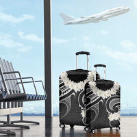 White Sunday Tokelau Gardenia Thunbergia Luggage Cover Fakamalo Atu Kia Te Koutou Uma