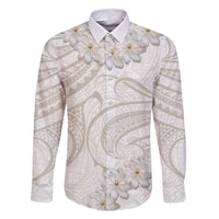 Tokelau Gardenia Thunbergia Family Matching Mermaid Dress and Hawaiian Shirt Black Polynesian Art Vibe