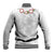 Manuia le Aso Sa o Tamaiti Tonga Baseball Jacket White Sunday Heilala Lei