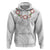 Manuia le Aso Sa o Tamaiti Tonga Zip Hoodie White Sunday Heilala Lei