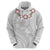 Manuia le Aso Sa o Tamaiti Tonga Zip Hoodie White Sunday Heilala Lei