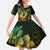 Hawaiian Sea Turtle Family Matching Short Sleeve Bodycon Dress and Hawaiian Shirt Reggae Hibiscus Flowers and Kakau Pattern