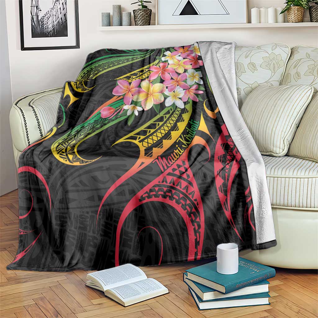 Kiribati Red Jasmine Mango Blanket Reggae Polynesian Art Vibe LT9 Reggae - Polynesian Pride