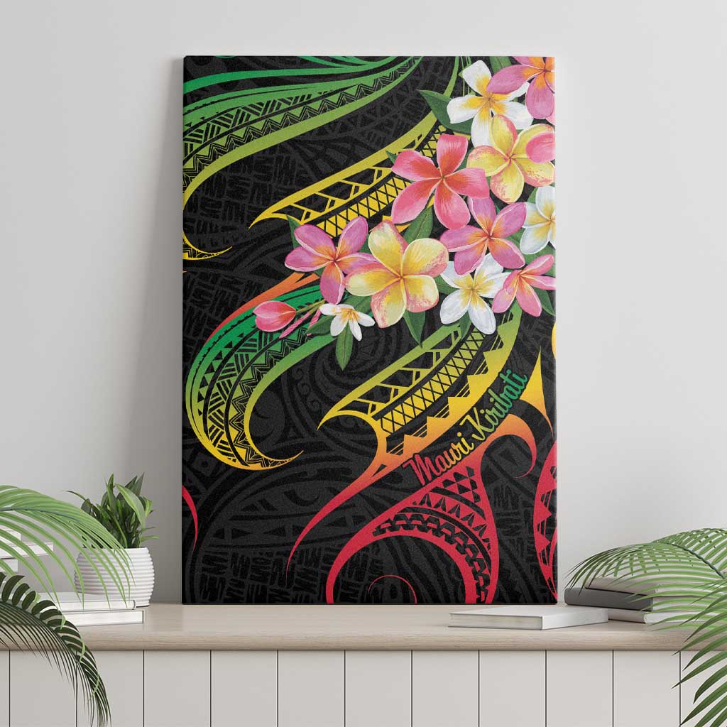 Kiribati Red Jasmine Mango Canvas Wall Art Reggae Polynesian Art Vibe LT9 - Polynesian Pride