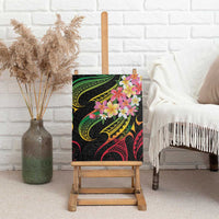 Kiribati Red Jasmine Mango Canvas Wall Art Reggae Polynesian Art Vibe LT9 - Polynesian Pride