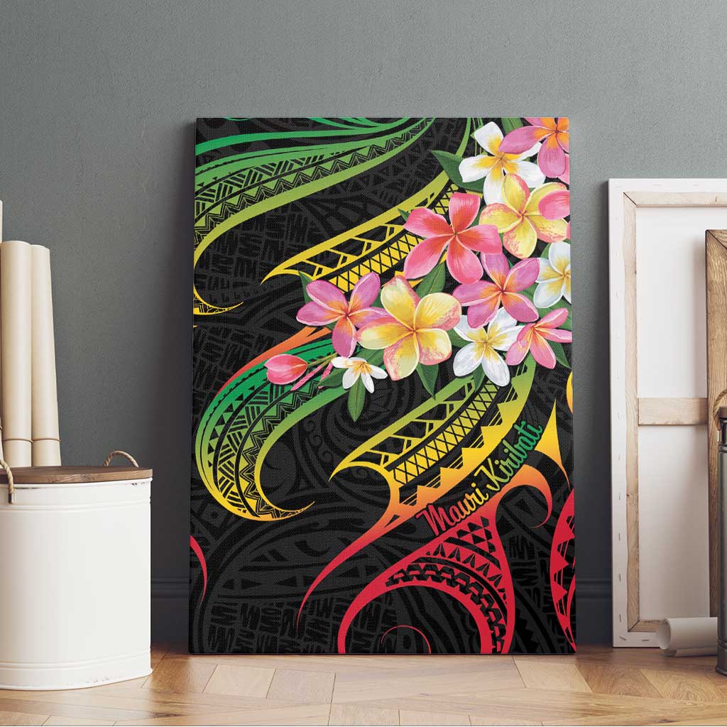 Kiribati Red Jasmine Mango Canvas Wall Art Reggae Polynesian Art Vibe LT9 - Polynesian Pride