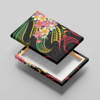 Kiribati Red Jasmine Mango Canvas Wall Art Reggae Polynesian Art Vibe LT9 - Polynesian Pride