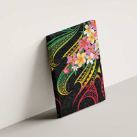 Kiribati Red Jasmine Mango Canvas Wall Art Reggae Polynesian Art Vibe LT9 - Polynesian Pride