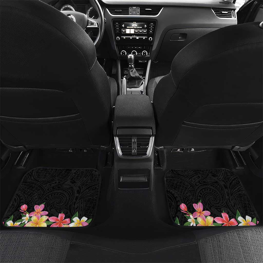 Kiribati Red Jasmine Mango Car Mats Reggae Polynesian Art Vibe LT9 Set 2pcs - Back Reggae - Polynesian Pride
