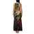 Kiribati Red Jasmine Mango Family Matching Tank Maxi Dress and Hawaiian Shirt Reggae Polynesian Art Vibe