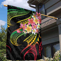 Kiribati Red Jasmine Mango Garden Flag Reggae Polynesian Art Vibe LT9 - Polynesian Pride