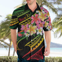 Kiribati Red Jasmine Mango Hawaiian Shirt Reggae Polynesian Art Vibe LT9 - Polynesian Pride
