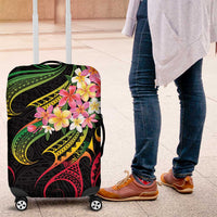 Kiribati Red Jasmine Mango Luggage Cover Reggae Polynesian Art Vibe LT9 Reggae - Polynesian Pride