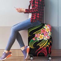 Kiribati Red Jasmine Mango Luggage Cover Reggae Polynesian Art Vibe LT9 - Polynesian Pride
