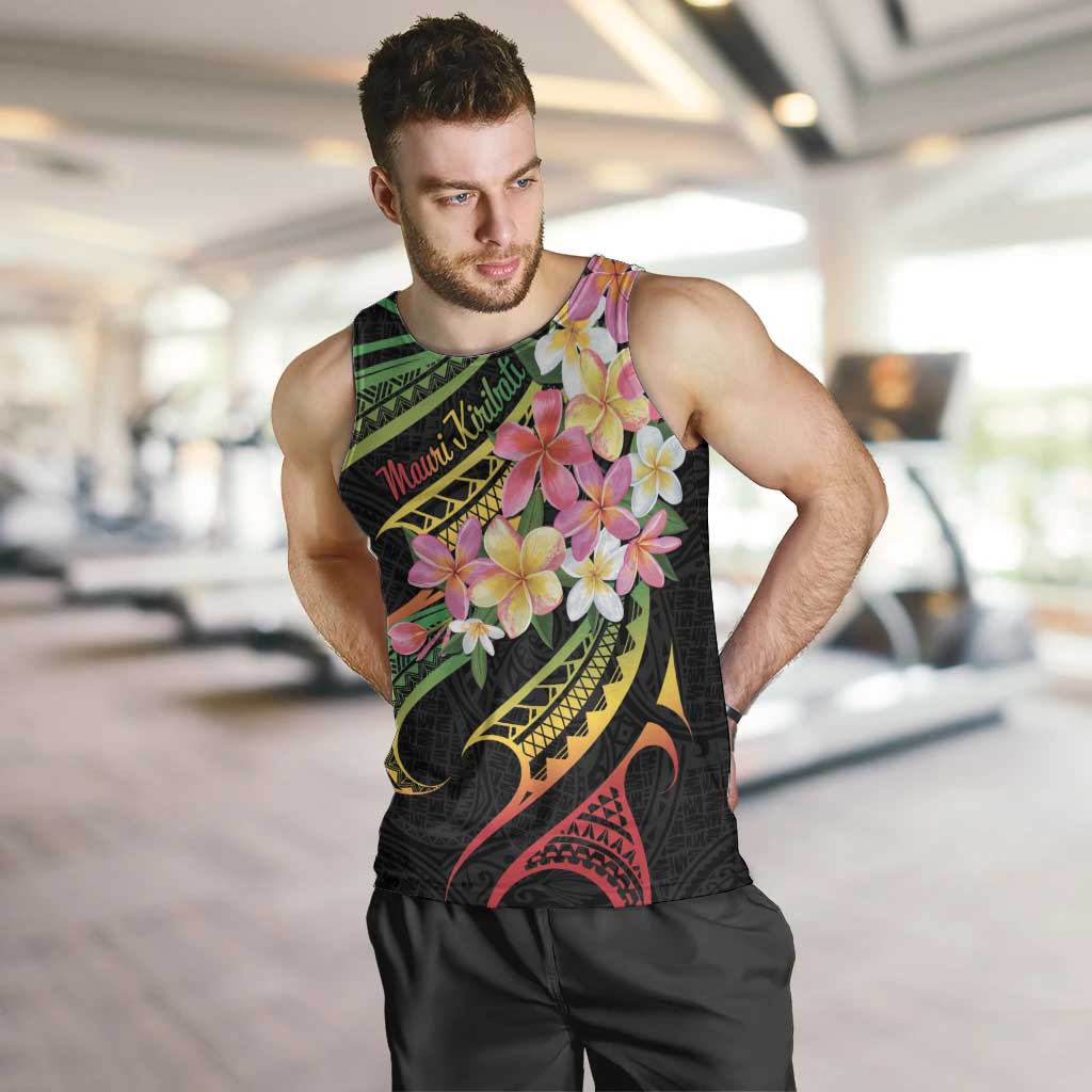 Kiribati Red Jasmine Mango Men Tank Top Reggae Polynesian Art Vibe LT9 Reggae - Polynesian Pride