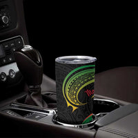 Kiribati Red Jasmine Mango Tumbler Cup Reggae Polynesian Art Vibe LT9 - Polynesian Pride