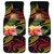 Personalised Tokelau Tropical Flowers Car Mats Reggae Polynesian Art Vibe