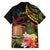 Personalised Tokelau Tropical Flowers Family Matching Off Shoulder Maxi Dress and Hawaiian Shirt Reggae Polynesian Art Vibe