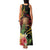 Personalised Tokelau Tropical Flowers Family Matching Tank Maxi Dress and Hawaiian Shirt Reggae Polynesian Art Vibe