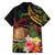 Personalised Tokelau Tropical Flowers Hawaiian Shirt Reggae Polynesian Art Vibe