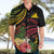 Personalised Tokelau Tropical Flowers Hawaiian Shirt Reggae Polynesian Art Vibe