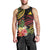 Personalised Tokelau Tropical Flowers Men Tank Top Reggae Polynesian Art Vibe