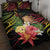 Personalised Tokelau Tropical Flowers Quilt Bed Set Reggae Polynesian Art Vibe