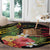 Personalised Tokelau Tropical Flowers Round Carpet Reggae Polynesian Art Vibe