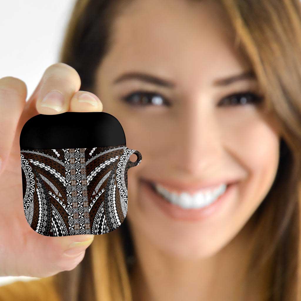 Brown Tongan Polynesian Tribal AirPods Case LT9 Brown - Polynesian Pride